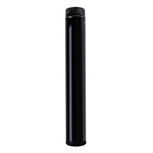 WOLFPACK 22011010 Glazed Black Stove Flue Pipe - 110 mm
