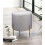 ASPECT Valentine Ottoman,Footstool, Light Grey Linen 2