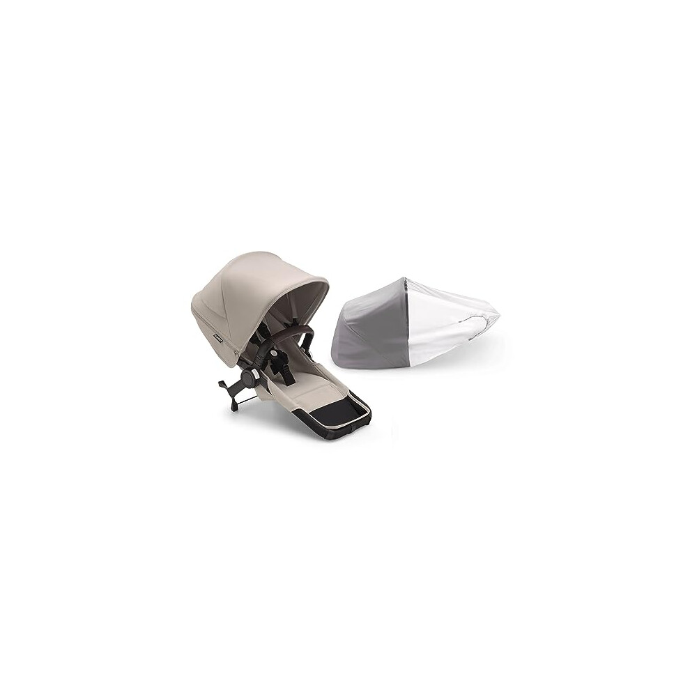 Bugaboo Donkey 5 Duo Extension Set, Converts Your Donkey 5 Mono Into A Duo Pushchair, Side By Side, Improved Design, Reversible Seat And One Hand