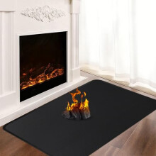 Hearth Rugs for Fireplaces, 150x80x0.1cm Fireproof Mat, Hearth Pads for Wood Stove Fireplace Indoor Outdoor, Fireplace Mat Protects Floors Carpets