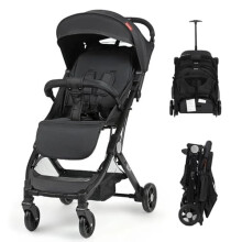 Blendra Baby Stroller for Toddlers from Birth to 3 Years,Foldable Pram Travel Pushchair with Adjustable Seat,7.2kg Buggy,5-Point Harness,Storage