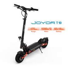 T6 E-Scooter Klappbar 48V 18Ah mit Doppelfederung & 10 Zoll Reifen