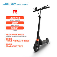 JOYOR F5 –38 km Reichweite, Alu-Rahmen, Trommelbremse vorne, 15 Steigung, 14,25