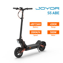 JOYOR S5 (ABE) – 45km Reichweite, 22,7kg Alu-Rahmen, Scheibenbremsen vor/hinten