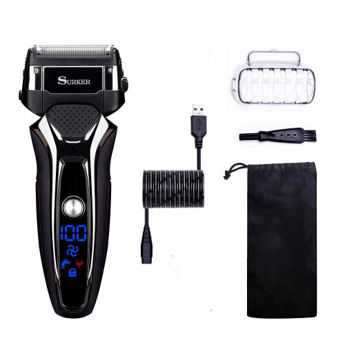 RSCW-9008 Rasoir électrique Noir