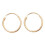 9ct Gold Ladies Sleeper Earrings - 10mm*10mm 1