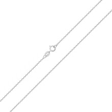 (40.6cm (16")) 925 Sterling Silver Ladies 1mm Belcher Chain - 40.6, 45.7, 50.8cm