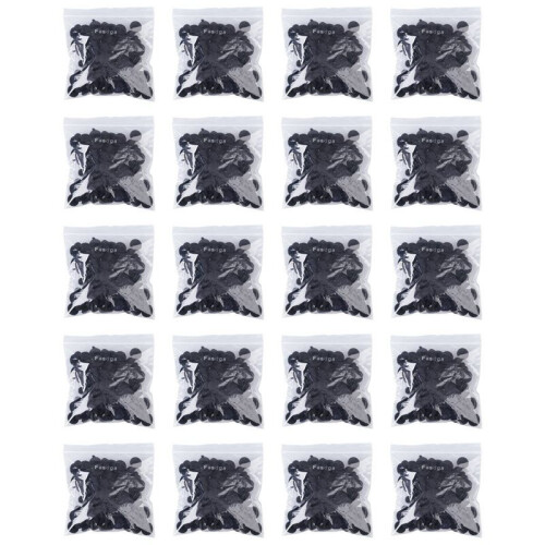 Fasdga 2000 Pcs Black Sponge Earbud Headphone Cap Ear Pads Cover Replacement 1