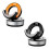 Adjustable Car Mobile Phone Stand Having Strong Suction-Orange 4