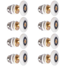8 suihkuoven rullasarja - liukuvat suihkuoven pyörät, halkaisija 23 mm