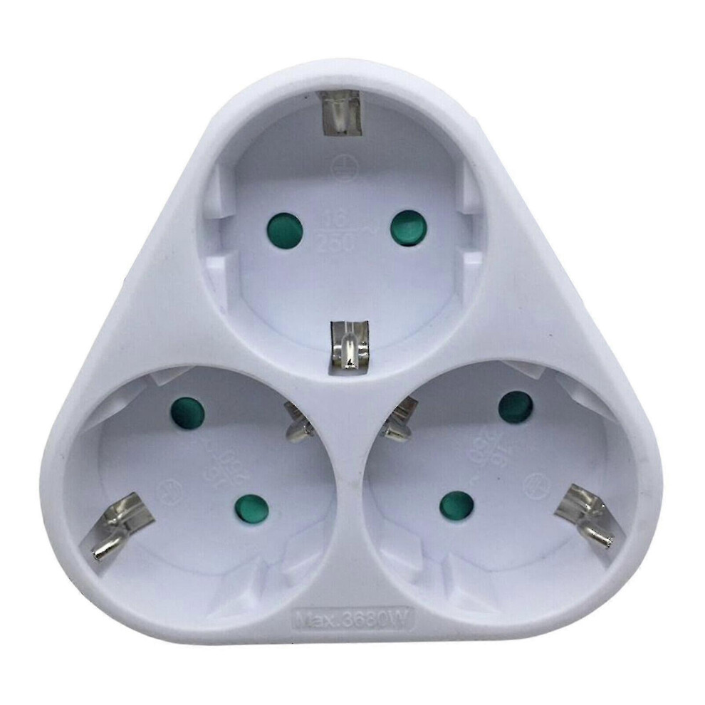 3-way Eu Socket, Socket Distributor, Socket Strip, Multiple Socket De