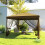 100x75cm Front Door Canopy Awning Rain Shelter, Clear 10