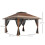 3x4m Hexagon Pop Up Gazebo with Netting, Beige 6