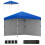 3x3m Pop Up Gazebo UPF30+ with Sidewalls, Blue 1