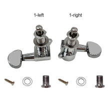 (2PCS Semicircle) 2-6 PCS Guitar String Tuning Pegs Tuner Full-closed Tuner Machine Heads for Electric Guitar Folk Acoustic Guitar Tuning Pegs
