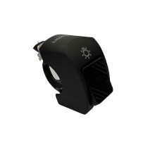 (Black) 22mm ON/OFF Motorcycle Switch Push Button 12V Button Connector Handlebar Switch for ATV Electronic Bike Scooter Motorbike