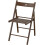 IKEA FRÖSVI Folding Chair- Brown 1