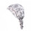 Elastisk bomulls trykt hodeplagg lue - Komfortabelt hodeplagg for kvinner White 1