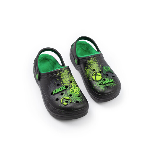 Xbox (2 UK Child) Xbox Clogs (Boys Black)