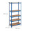 Heavy Duty reol 220 cm Blå 4