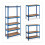 Heavy Duty reol 220 cm Blå 6