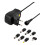 Adattatore di rete Deltaco Universale 3-12V, 7,2W - Nero 1