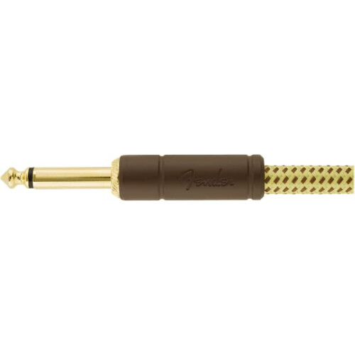 Fender Fender Deluxe Series Instrument Cable - 15 ft – STR/STR – Tweed 2