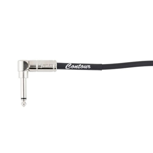 Fender Fender 30' Contour Series Coil Instrument Cable, Black 2