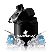 Eargasm High Fidelity Blue Earplugs for Concerts, Festivals, Musicians, DJs, Nig