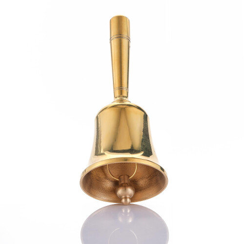 Homelavie Super Loud Solid Brass Hand Call Bell Dinner Bell (S) 2