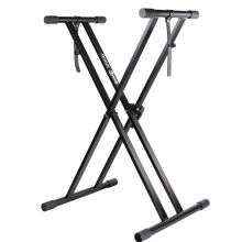 RockJam RJXX363 Xfinity Heavy Duty Keyboard X Stand, Double Braced Adjustable Di