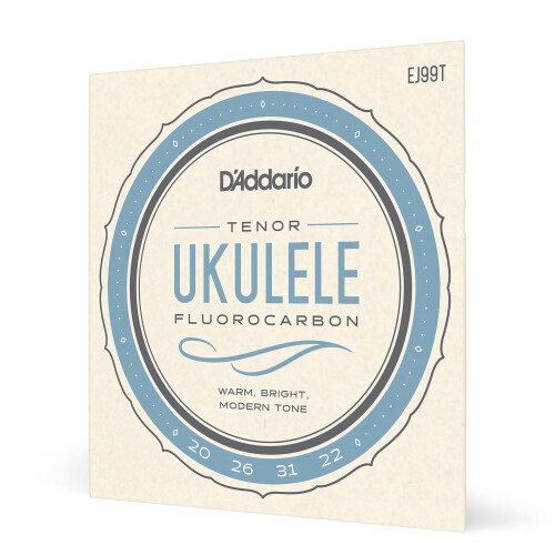 D'Addario Ukulele Strings Fluorocarbon Tenor EJ99T, 4-String Set