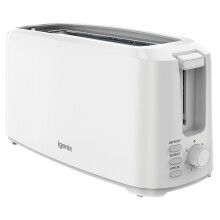 Igenix 4 Slice Long Slot Toaster, IGT0420W, White