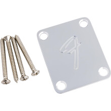 Fender 4-Bolt Vintage-Style Neck Plate "F" (Chrome)