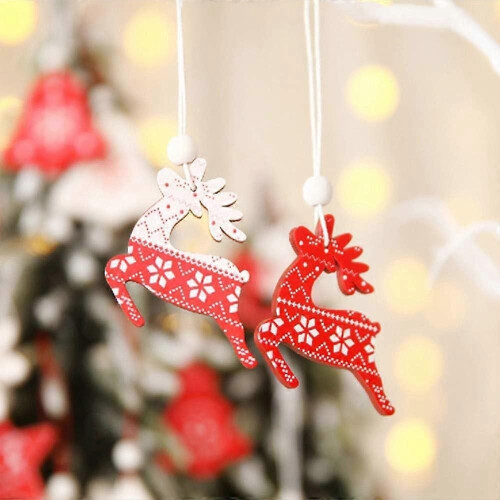 10 décorations de Noël en bois à suspendre 2