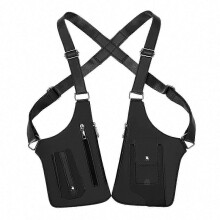 Sac bandoulière homme en cuir - Portefeuille ajustable en PU avec protection antivol