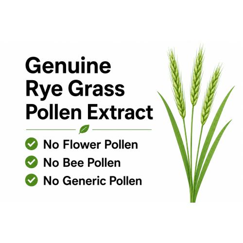 Rye Grass Pollen Extract 750mg, Cernilton, 60 caps 1