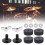 Cymbal Accessories Replacement Kit Drum Kit Accessories Set Cymbal Wing Nuts and 7