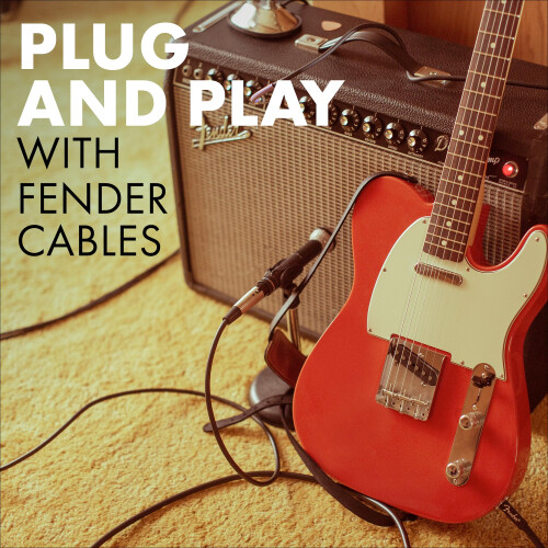 Fender Fender Hendrix Voodoo Child Coil Instrument Cable, 95% Copper Coverage Shield fo 2