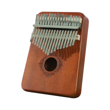Kalimba Thumb Piano 17 Keys Portable Finger Piano, Retro Style Mbira Finger Pian