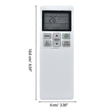 • Télécommande de remplacement pour climatiseur Mitsubishi RLA502A700B, RLA502A700L et RLA502A700S (Boris)
