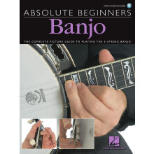 Absolute Beginners - Banjo | Complete Picture Guide to Playing the 5-String Banjo | Step-by-Step Instruction Songbook with Audio and Online Access |