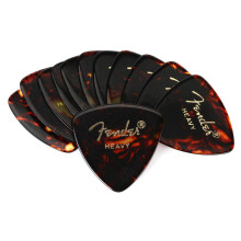 Fender 098-0346-900 346 Shape Picks, 12 Count, Shell, Heavy