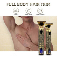 Tondeuse à cheveux électrique vintage professionnelle rechargeable USB pour homme, sans fil