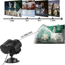 Projecteur lumineux de Noël 2022 étanche pour décoration extérieure