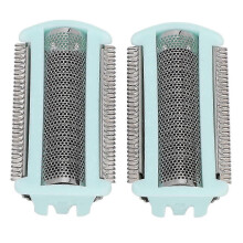 Lot de 2 têtes de rasoir électriques à grille pour BRL130 et BRL140 - Utilisation sur peau sèche ou humide - Pour femmes