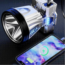 Lampe frontale rechargeable haute puissance ultra-lumineuse, lampe frontale LED rechargeable pour la pêche, lampe frontale portable et