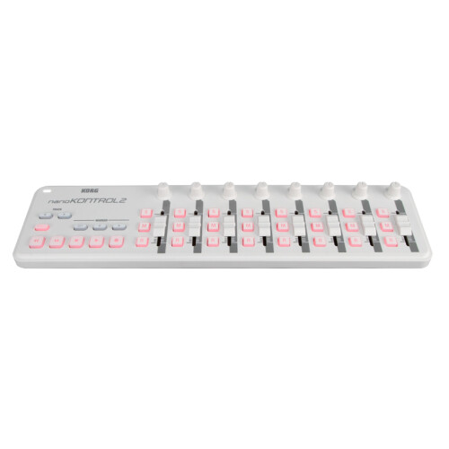 Korg - nanoKONTROL2 - Slimline USB MIDI Controller - White 1