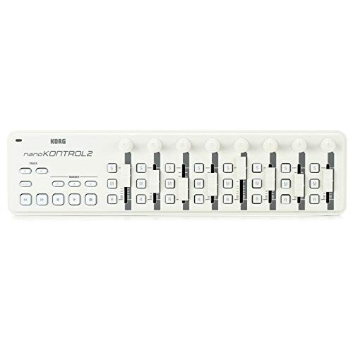 Korg - nanoKONTROL2 - Slimline USB MIDI Controller - White 2