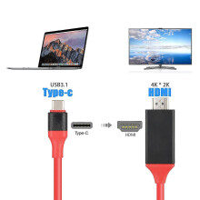 Adaptateur câble MHL USB Type C vers HDMI 1080p HD pour téléviseurs Samsung, Motorola, Android et LG.
